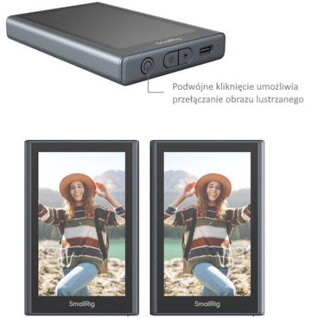 SmallRig 4850B - uniwersalny zestaw, bezprzewodowy monitor podglądowy i akcesoria